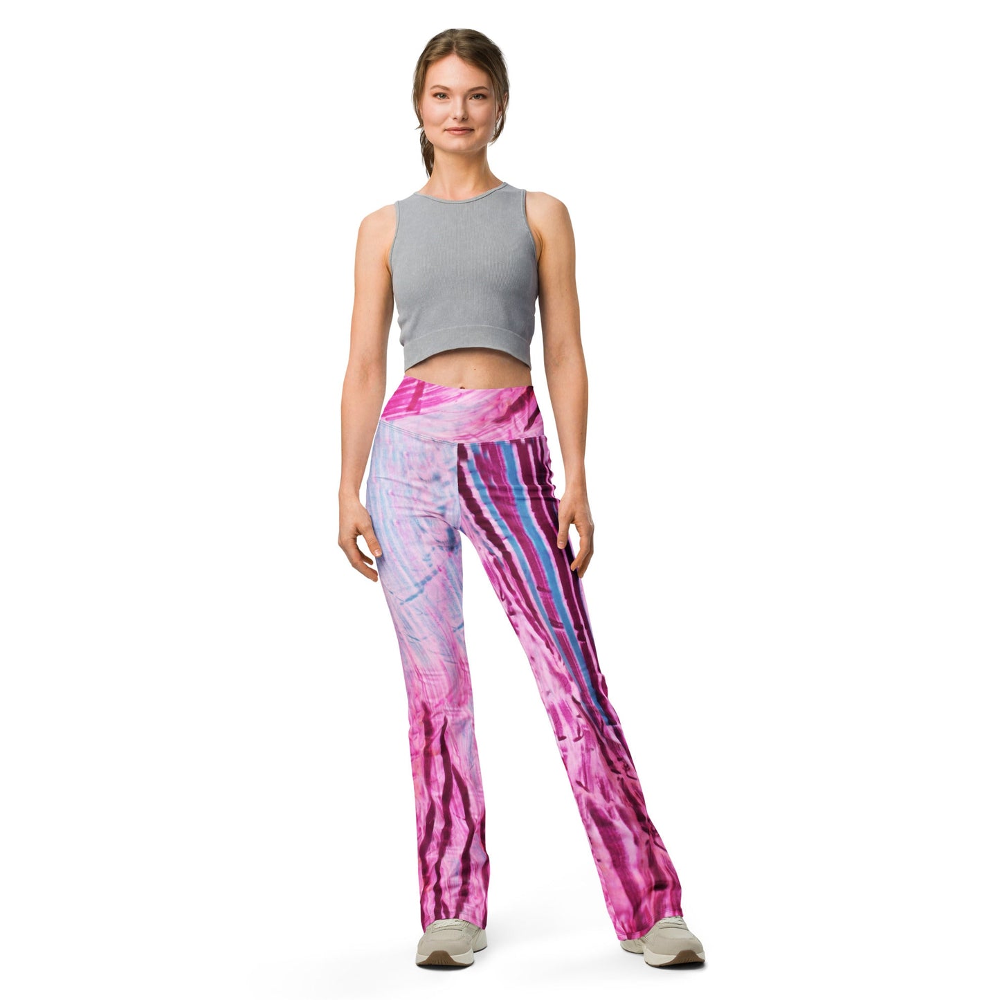 Cranberry High Waist Flare leggings