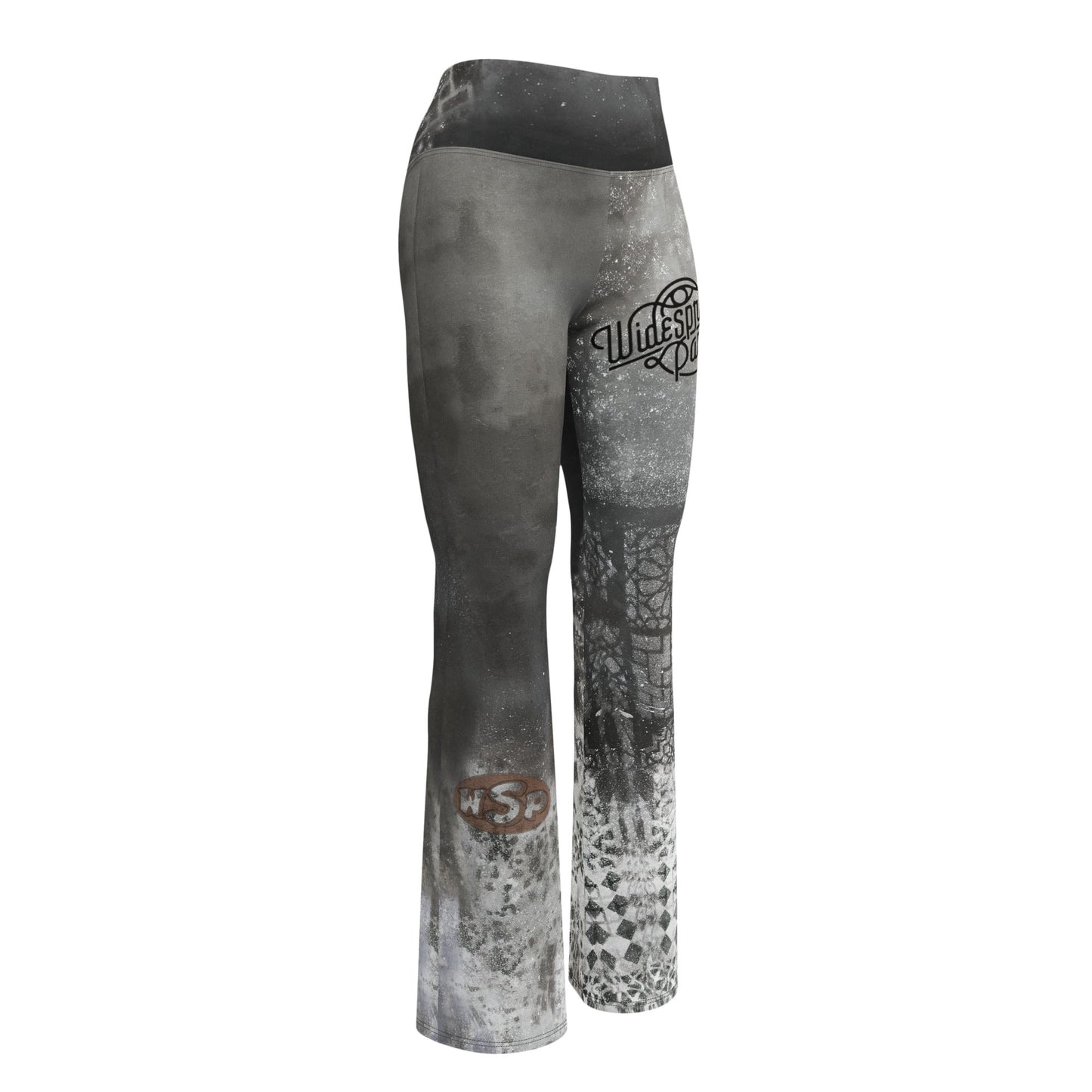 WideSpread Panic High Waist Flare leggings