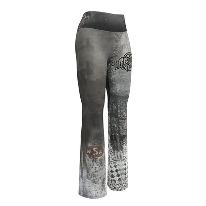 WideSpread Panic High Waist Flare leggings