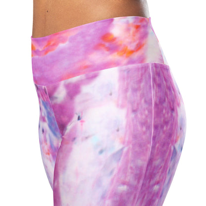 Pinot Noir High Waist Flare leggings