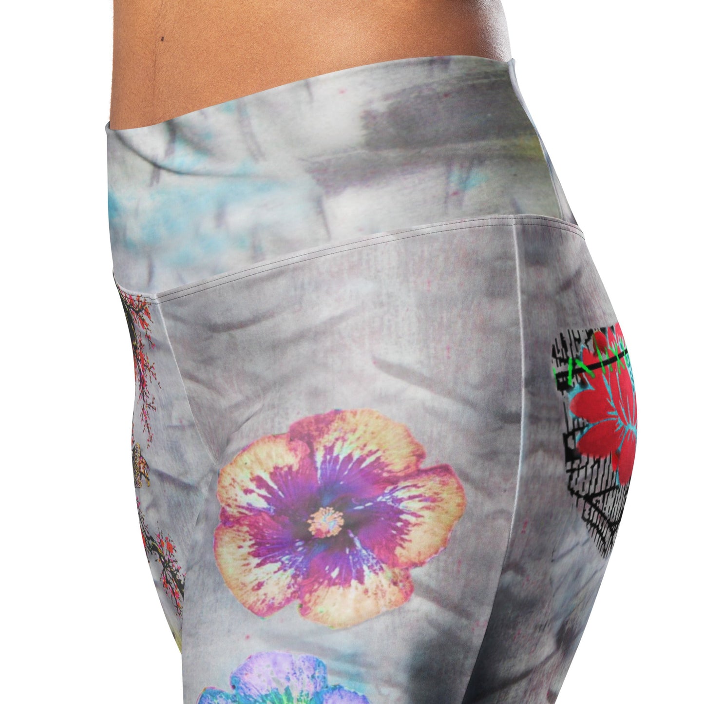 Kabloom High Waist Flare leggings