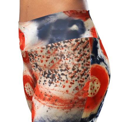 Phish Donut High Waist Flare leggings