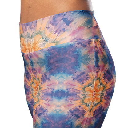 Shibori Stardom High Waist Flare leggings
