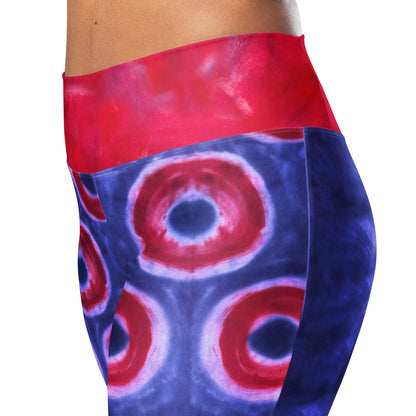 Phisherman Phish High Waist Flare leggings