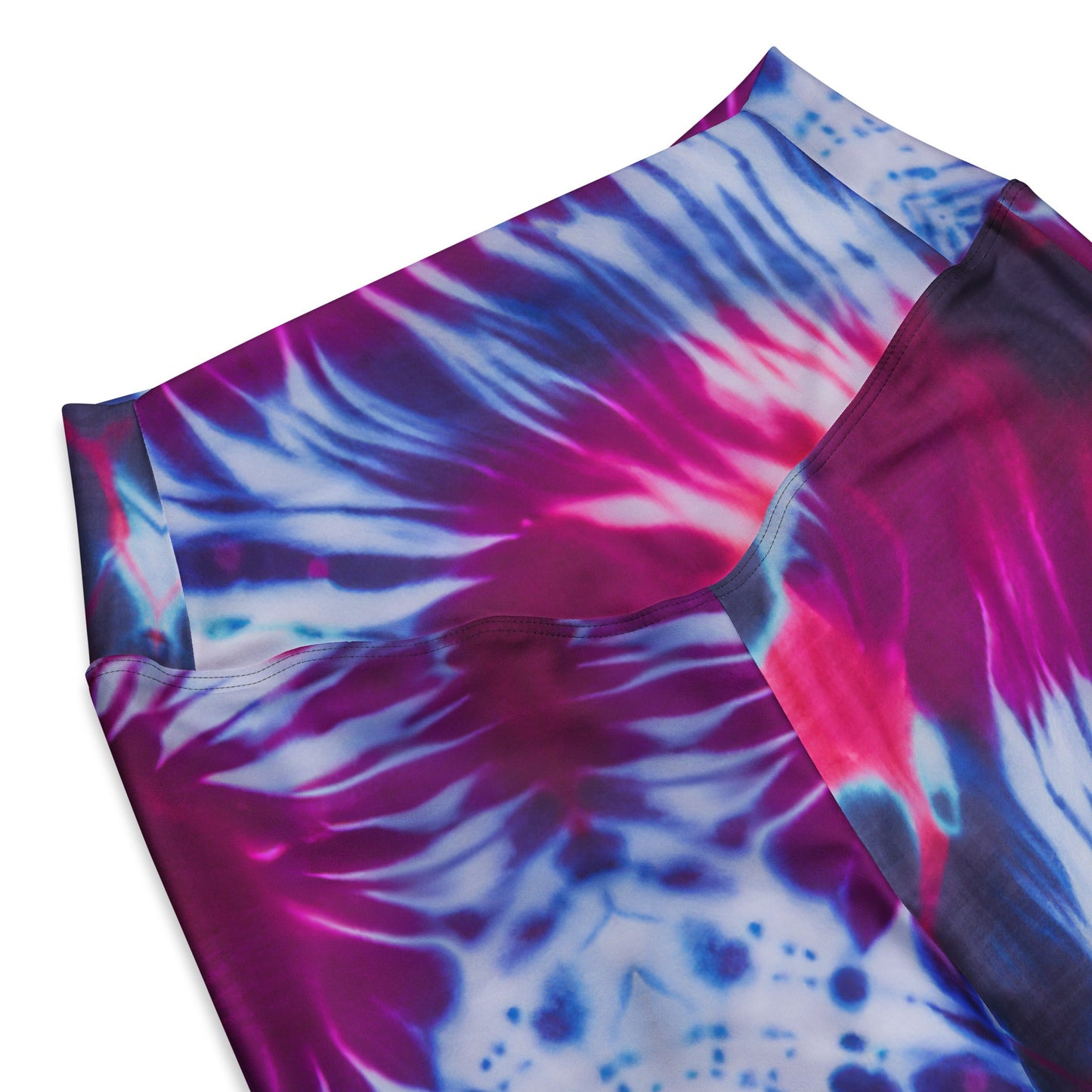 Shibori Petals High Waist Flare Leggings