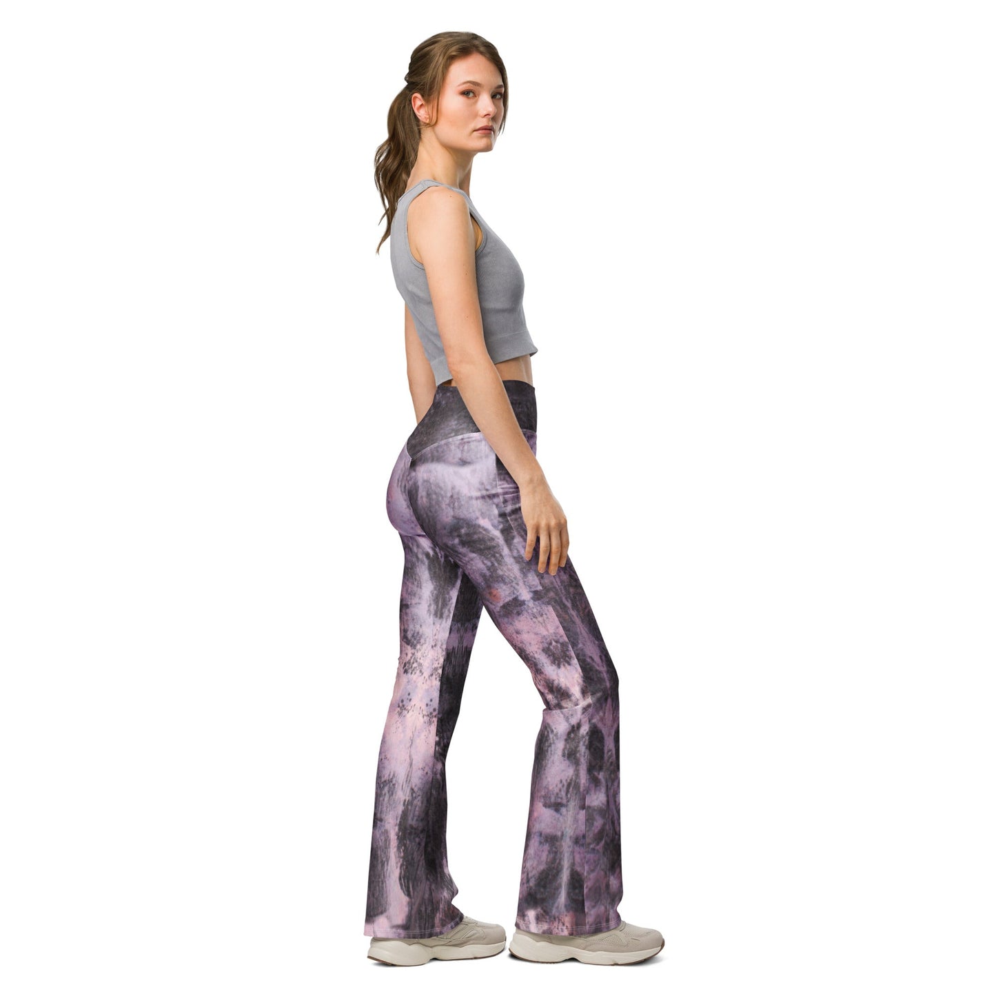Galaxy High Waist Flare Leggings