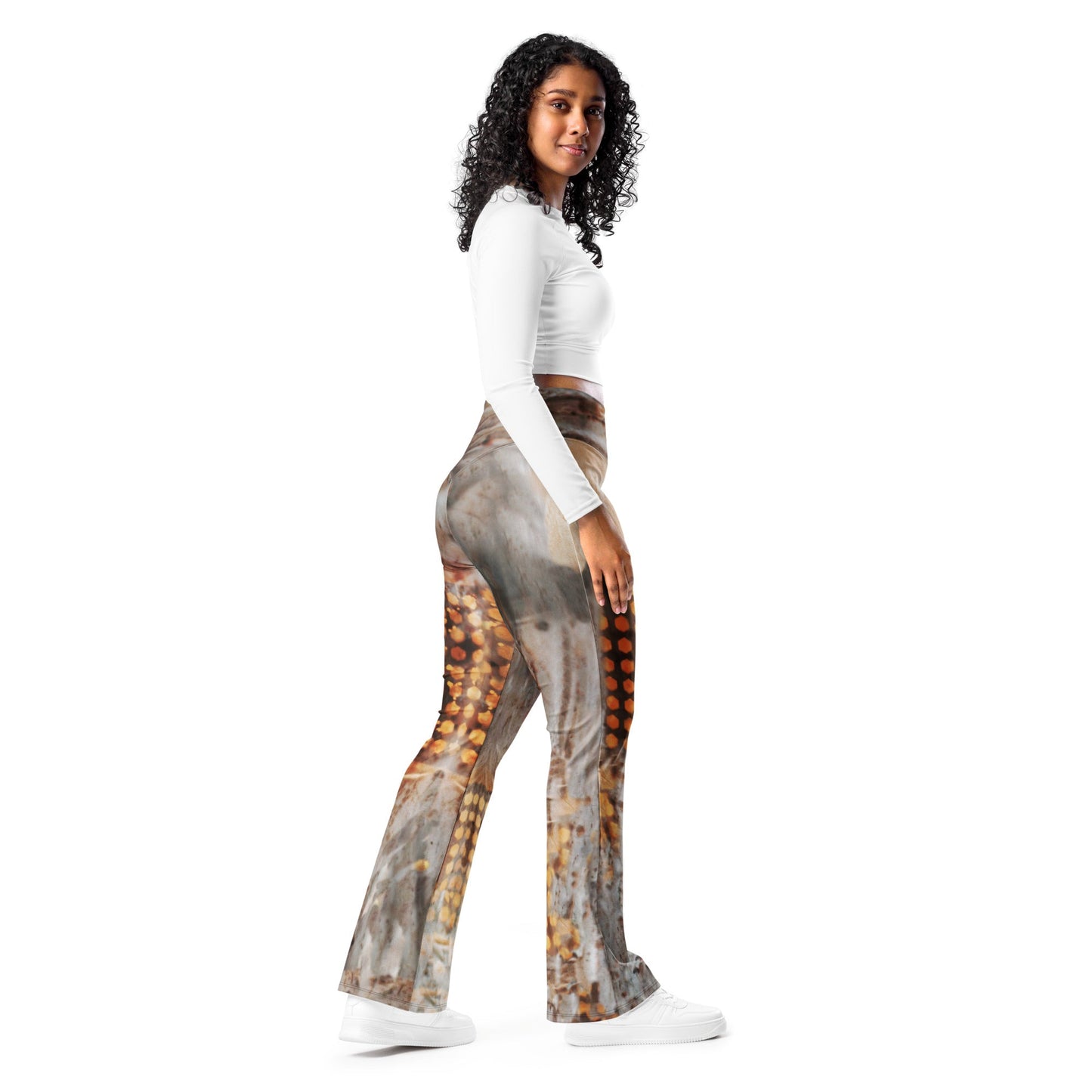 Desert Gold Flare leggings
