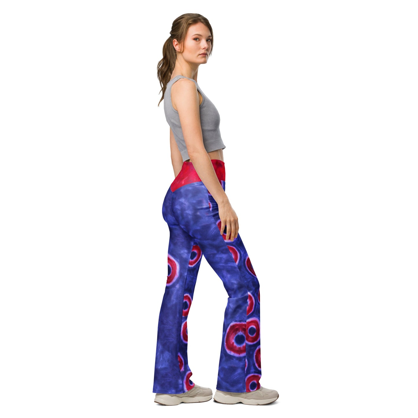 Phisherman Phish High Waist Flare leggings