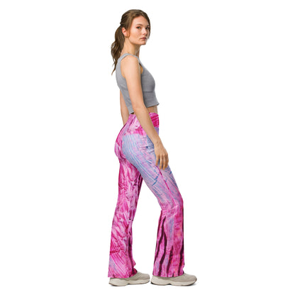 Cranberry High Waist Flare leggings