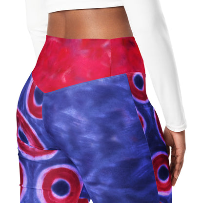 Phisherman Phish High Waist Flare leggings
