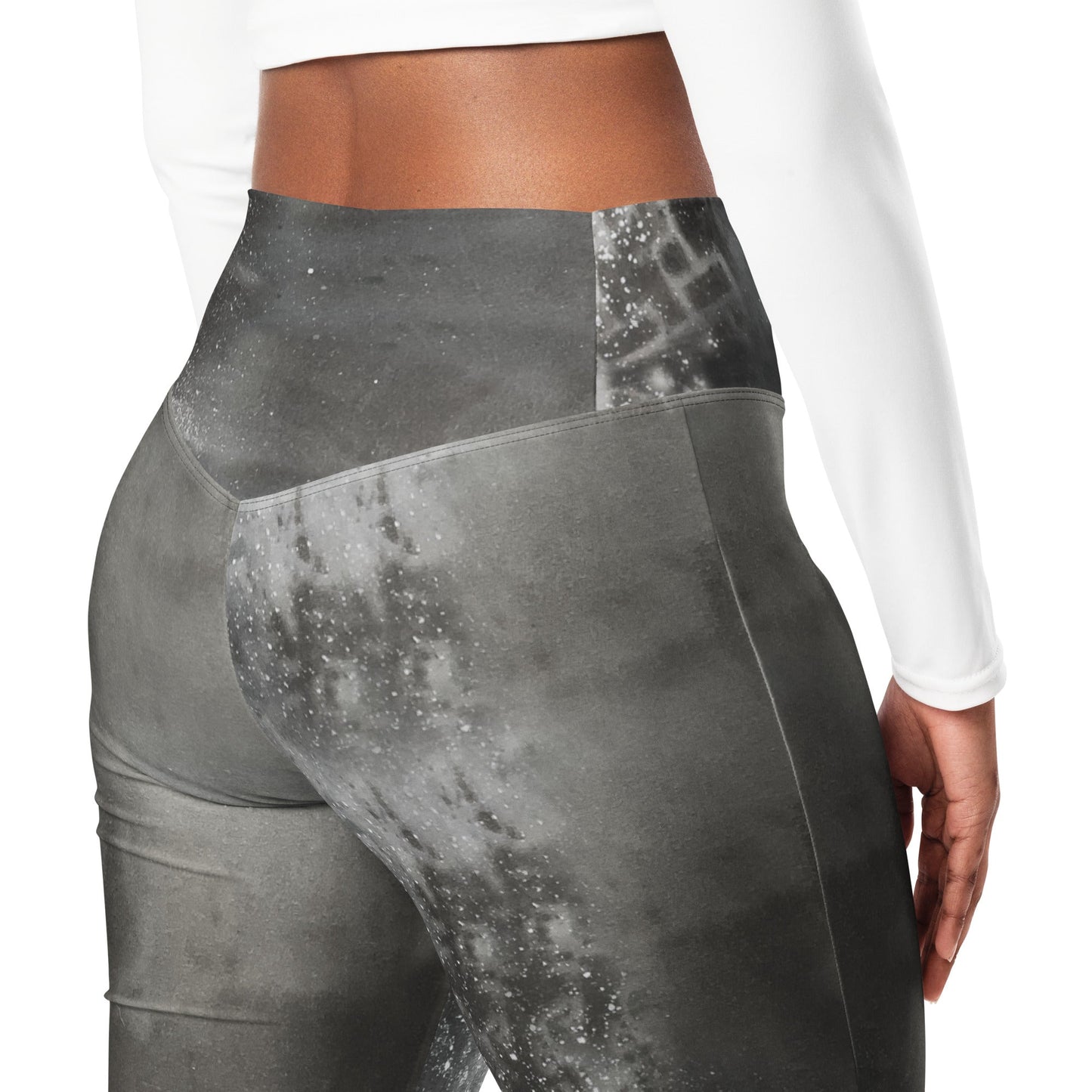 WideSpread Panic High Waist Flare leggings