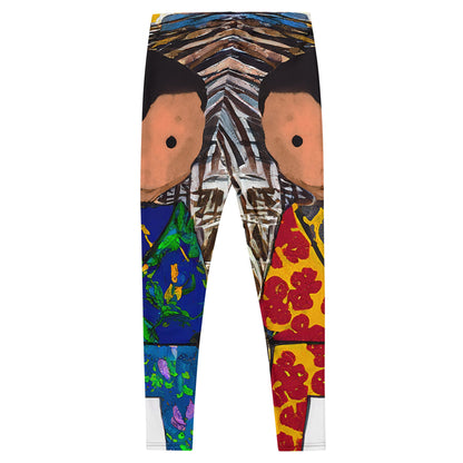 Flower Tikes Low Waist Leggings