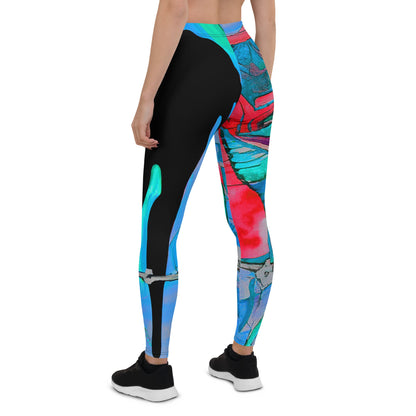 Kemetic Flight Low Waist Leggings
