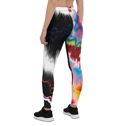 Shattered Low Waist Leggings