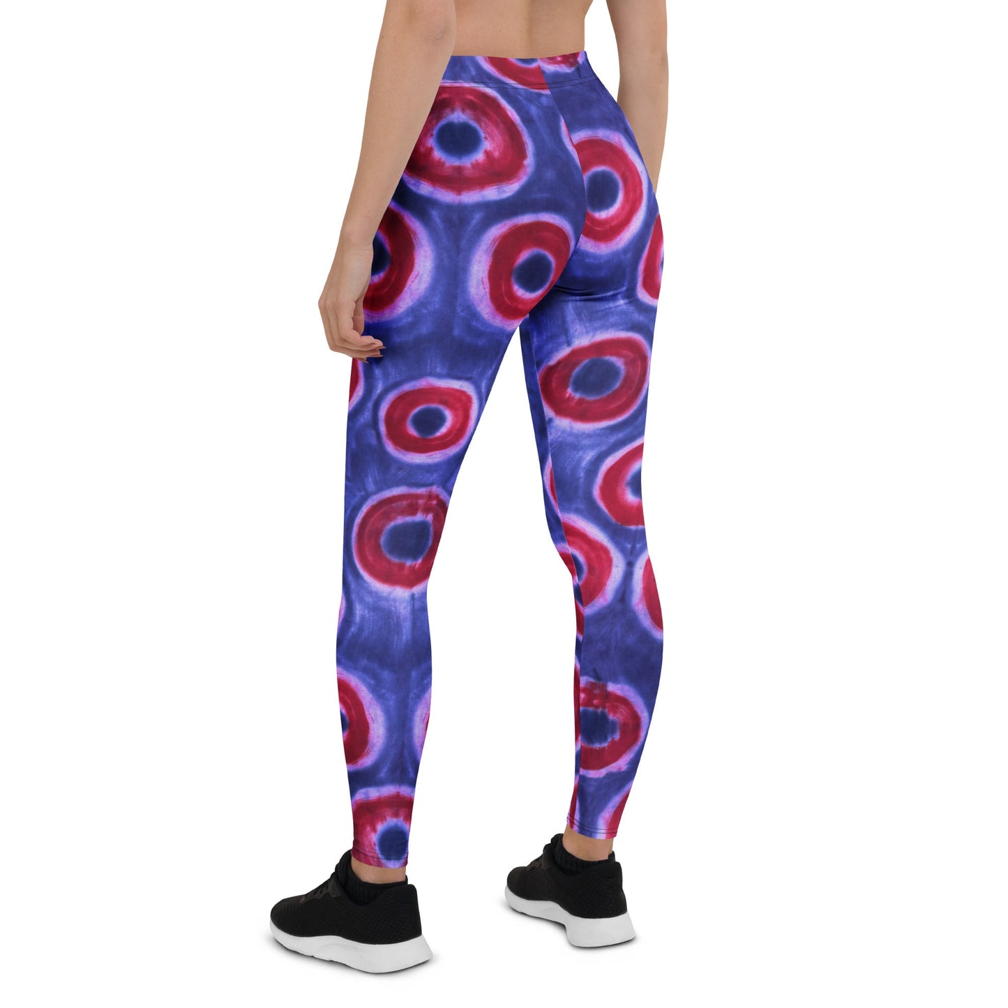 Phish Donuts Hand Dye Print Low Waist Leggings