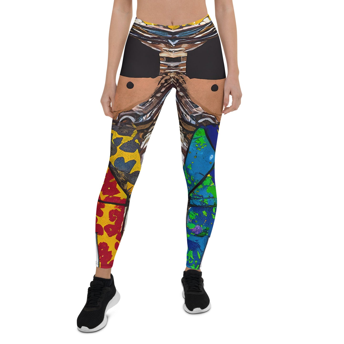 Flower Tikes Low Waist Leggings