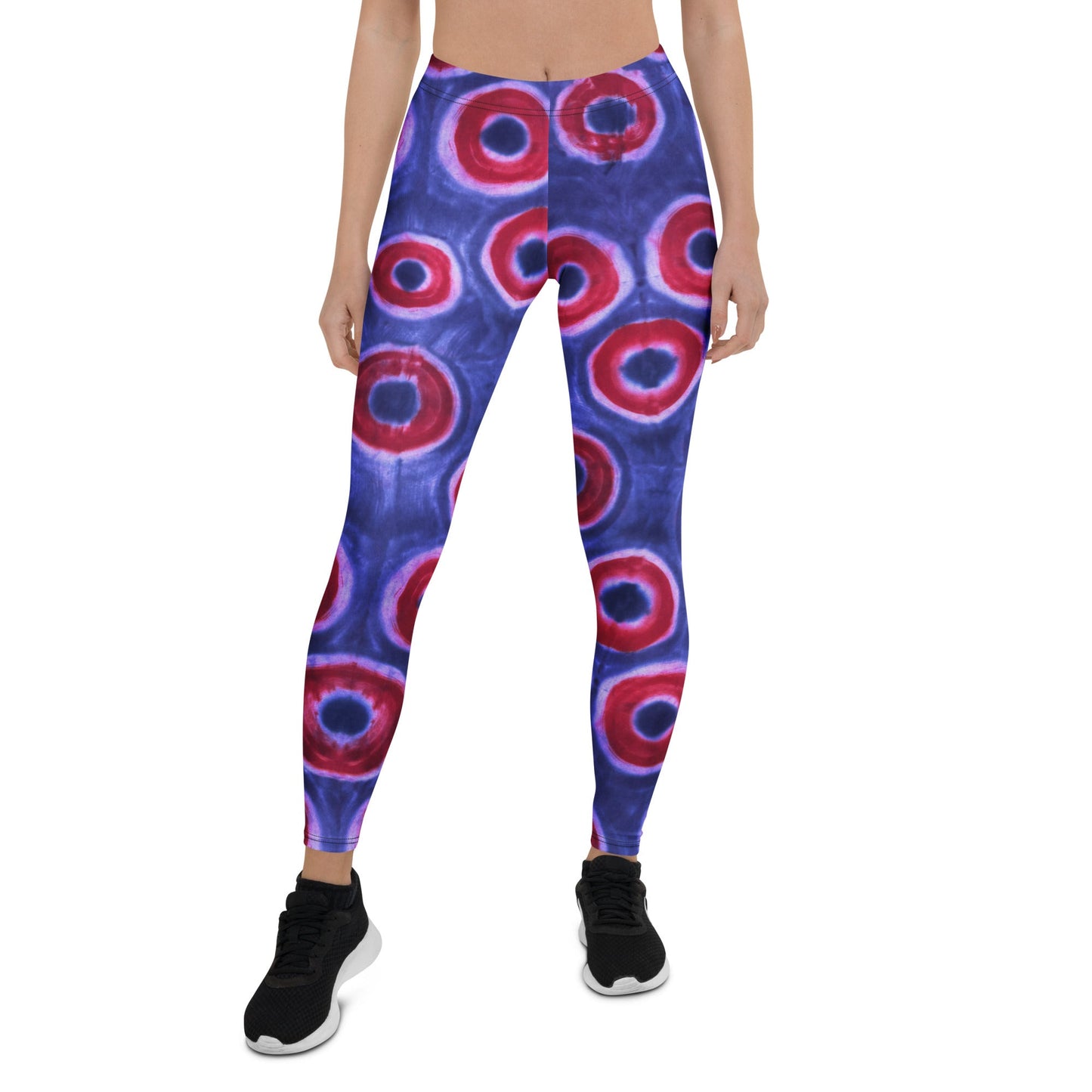 Phish Donuts Hand Dye Print Low Waist Leggings