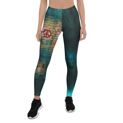 Army Girl Low Waist Leggings