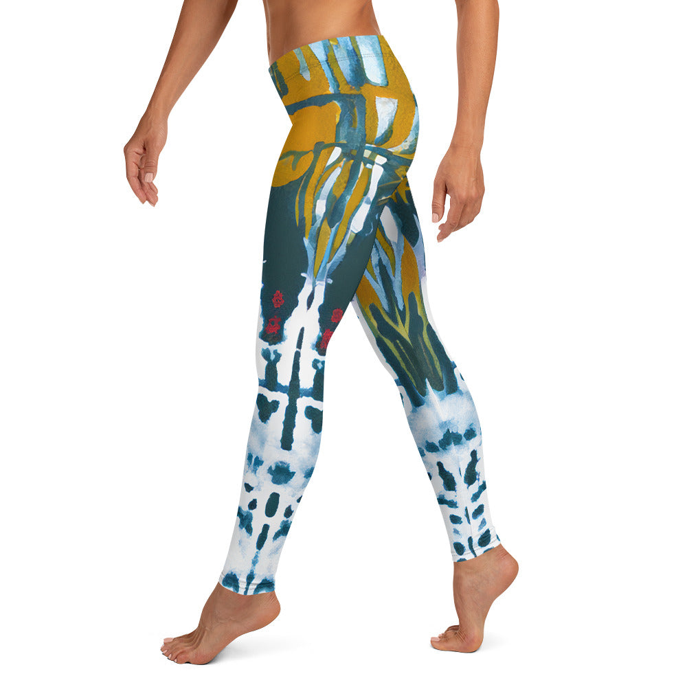Orchid Render Low Waist Leggings