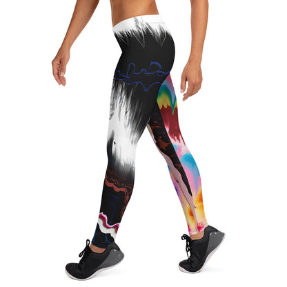 Shattered Low Waist Leggings