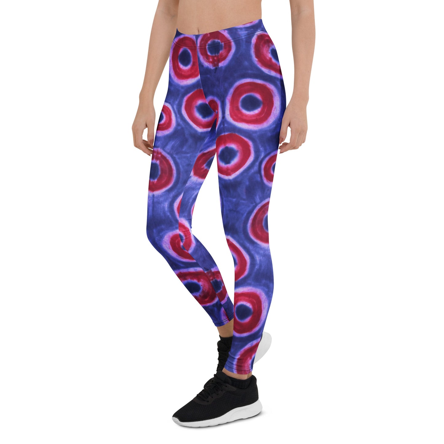 Phish Donuts Hand Dye Print Low Waist Leggings