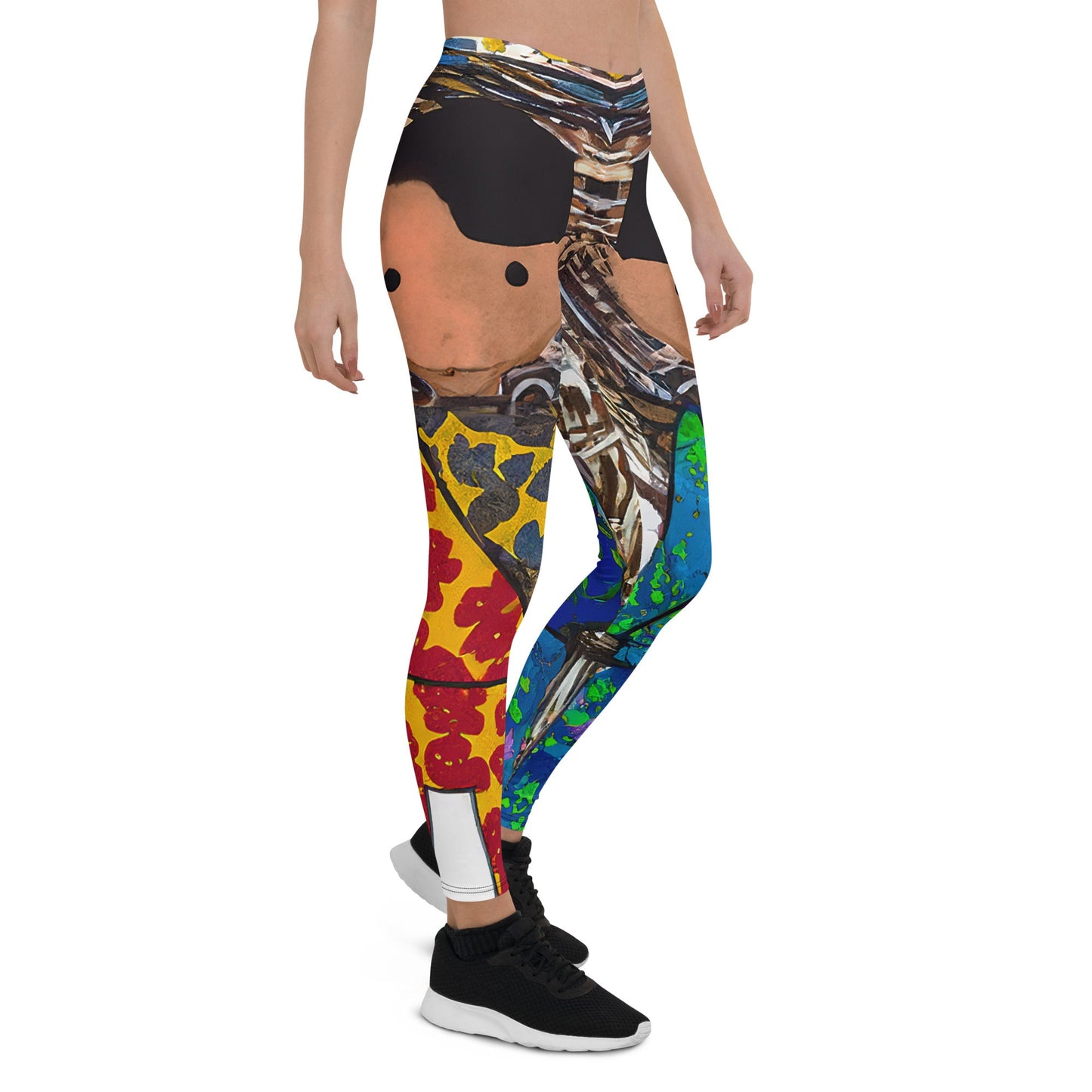 Flower Tikes Low Waist Leggings