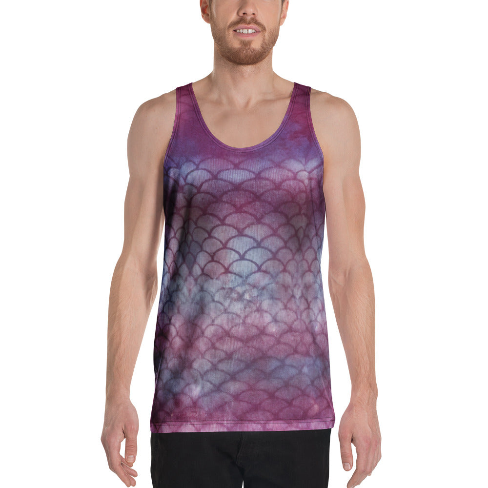 Queen Mermaid Princess Unisex Tank Top