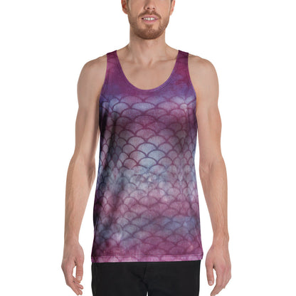 Queen Mermaid Princess Unisex Tank Top