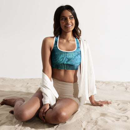 Aquatic Fantasy Mermaid Sports Bra