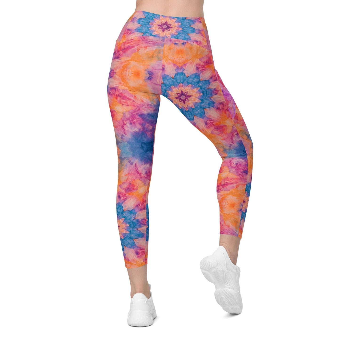 Shibori Quest Mixto Leggings with pockets