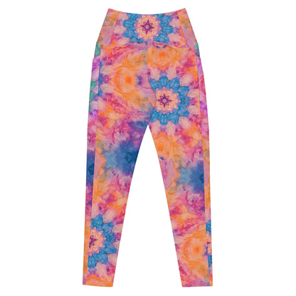 Shibori Quest Mixto Leggings with pockets