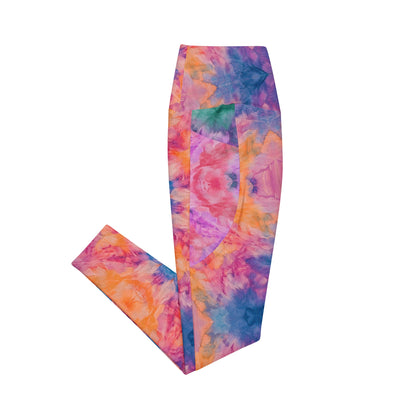 Shibori Quest Mixto Leggings with pockets