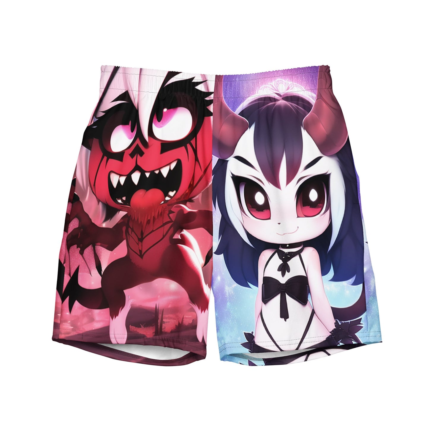 Good vs Evil Swim Trunks