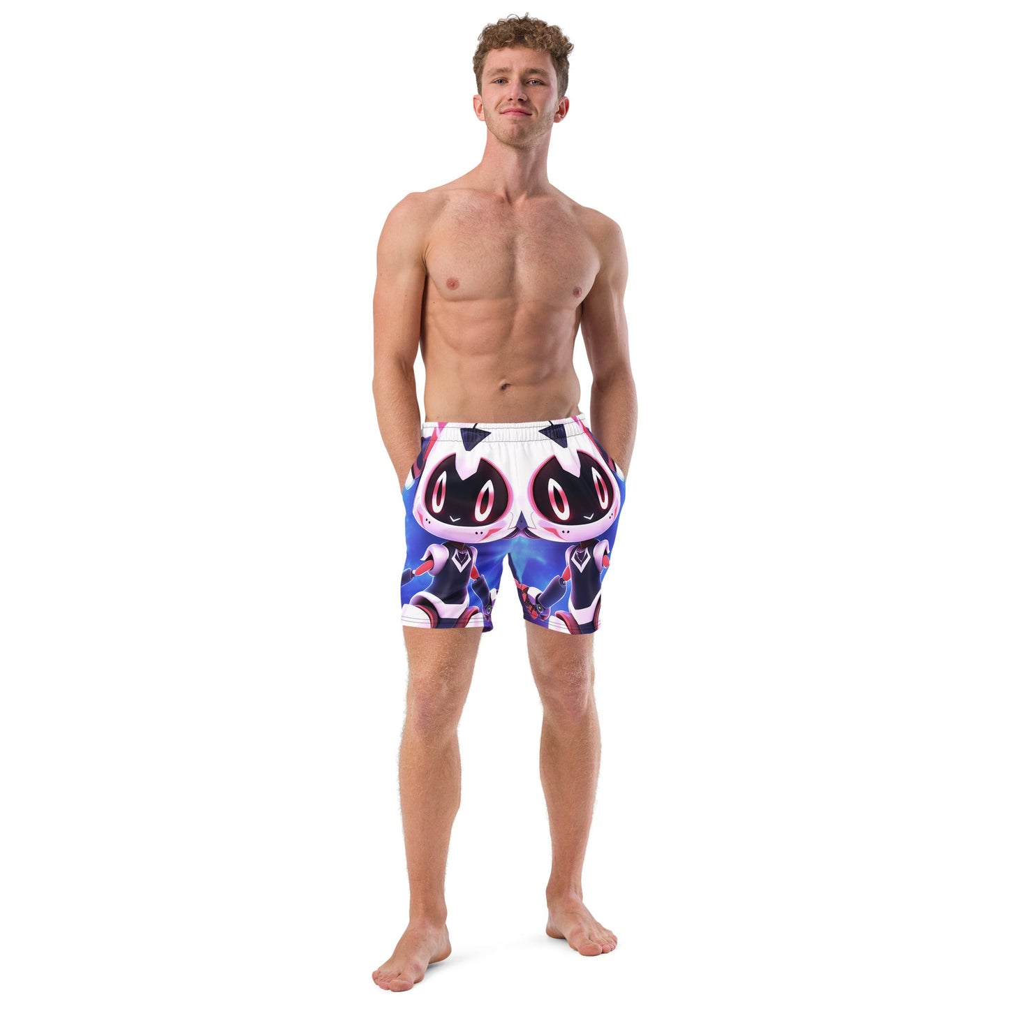 Cyber Friend Swim Trunks