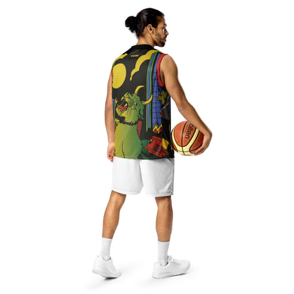 Devil Cat Recycled Basketball Jersey