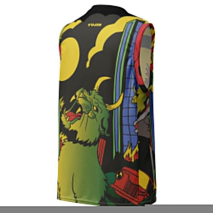 Devil Cat Recycled Basketball Jersey