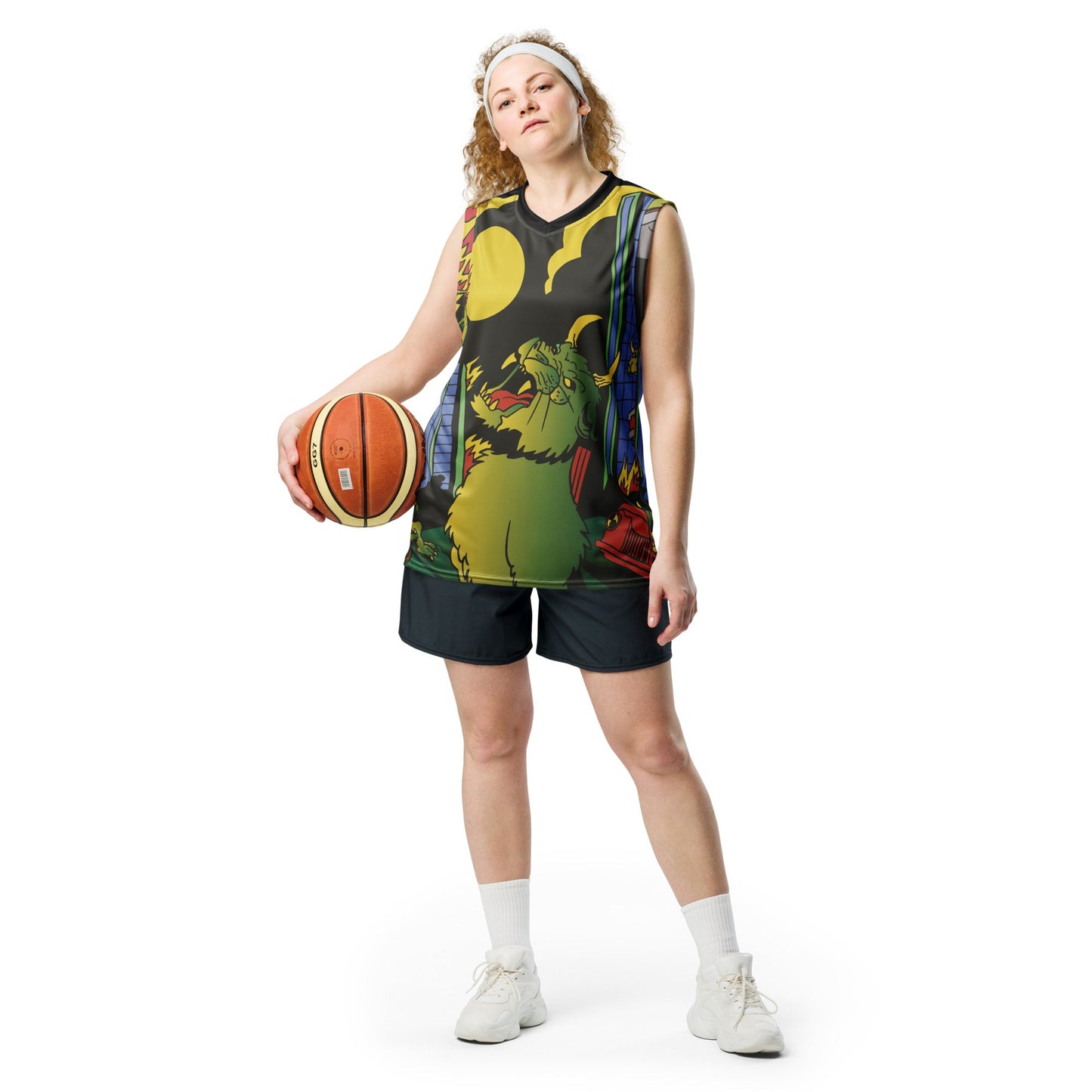 Devil Cat Recycled Basketball Jersey