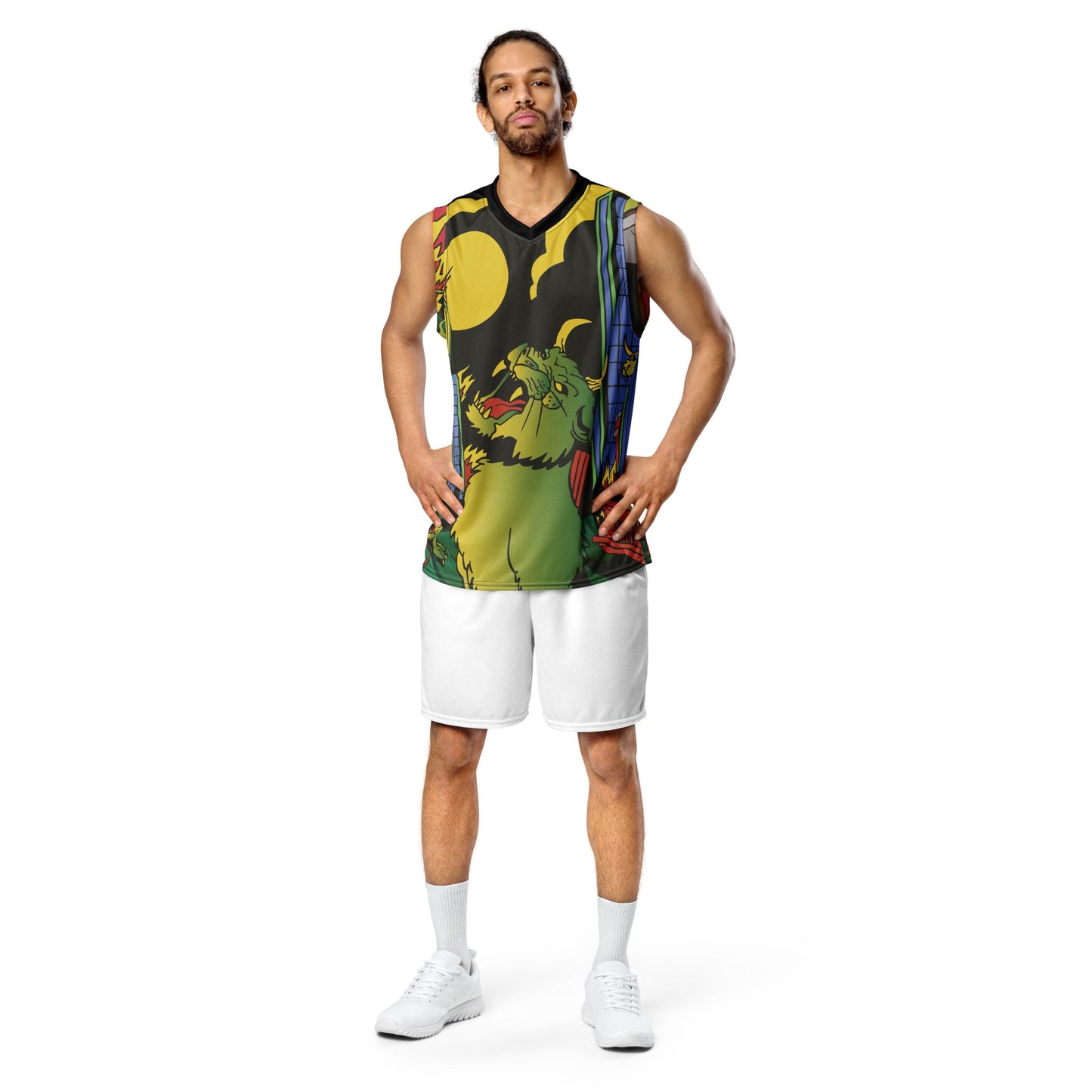 Devil Cat Recycled Basketball Jersey