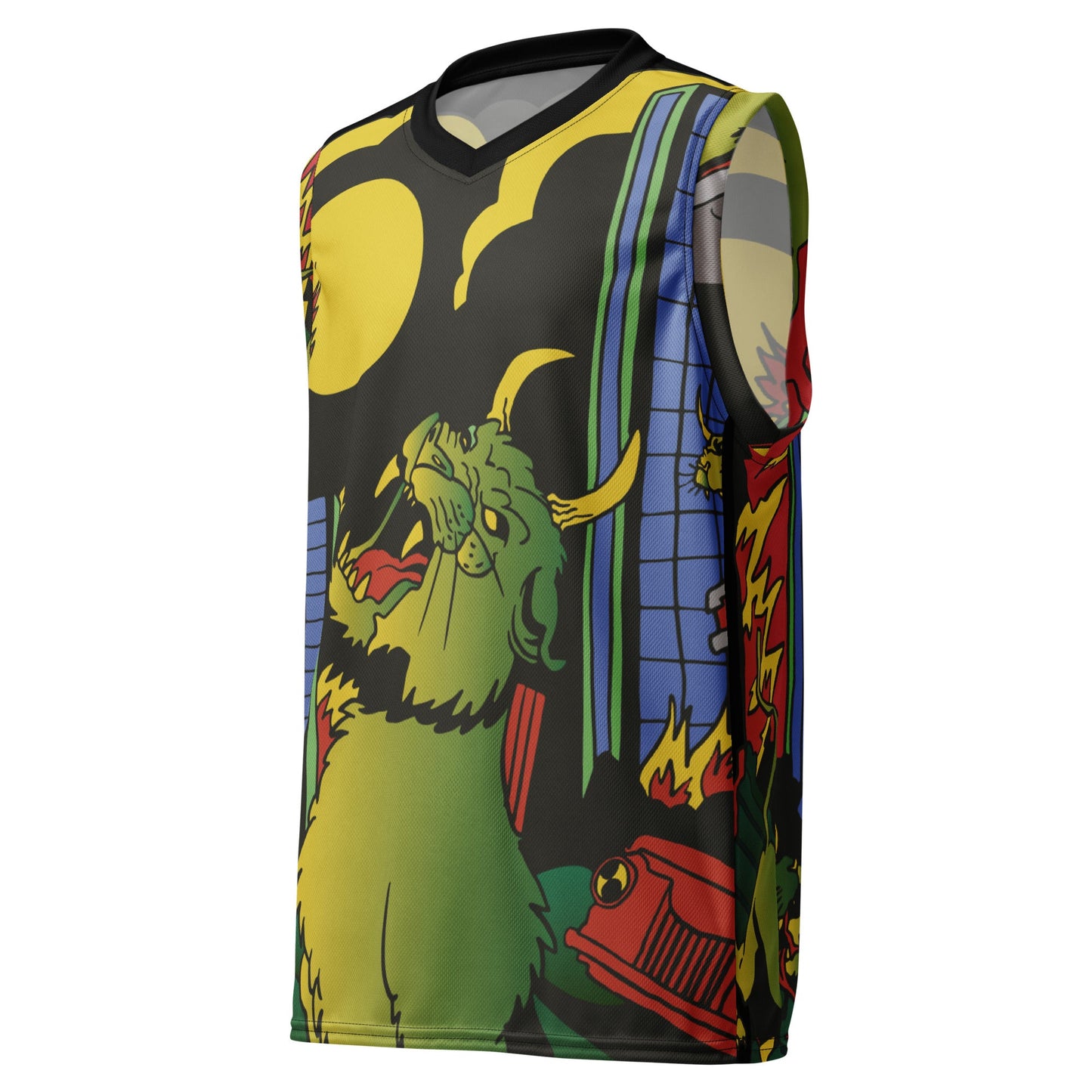 Devil Cat Recycled Basketball Jersey