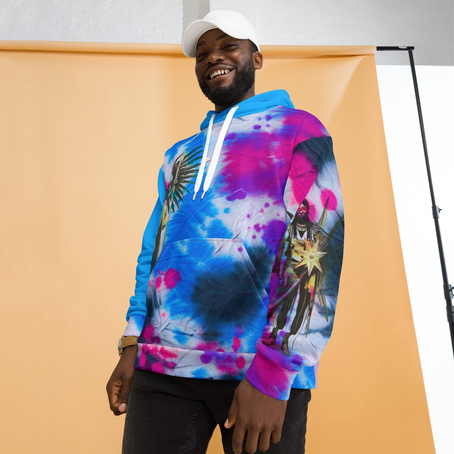 Amaru Khan Tye-Dye Unisex Hoodie