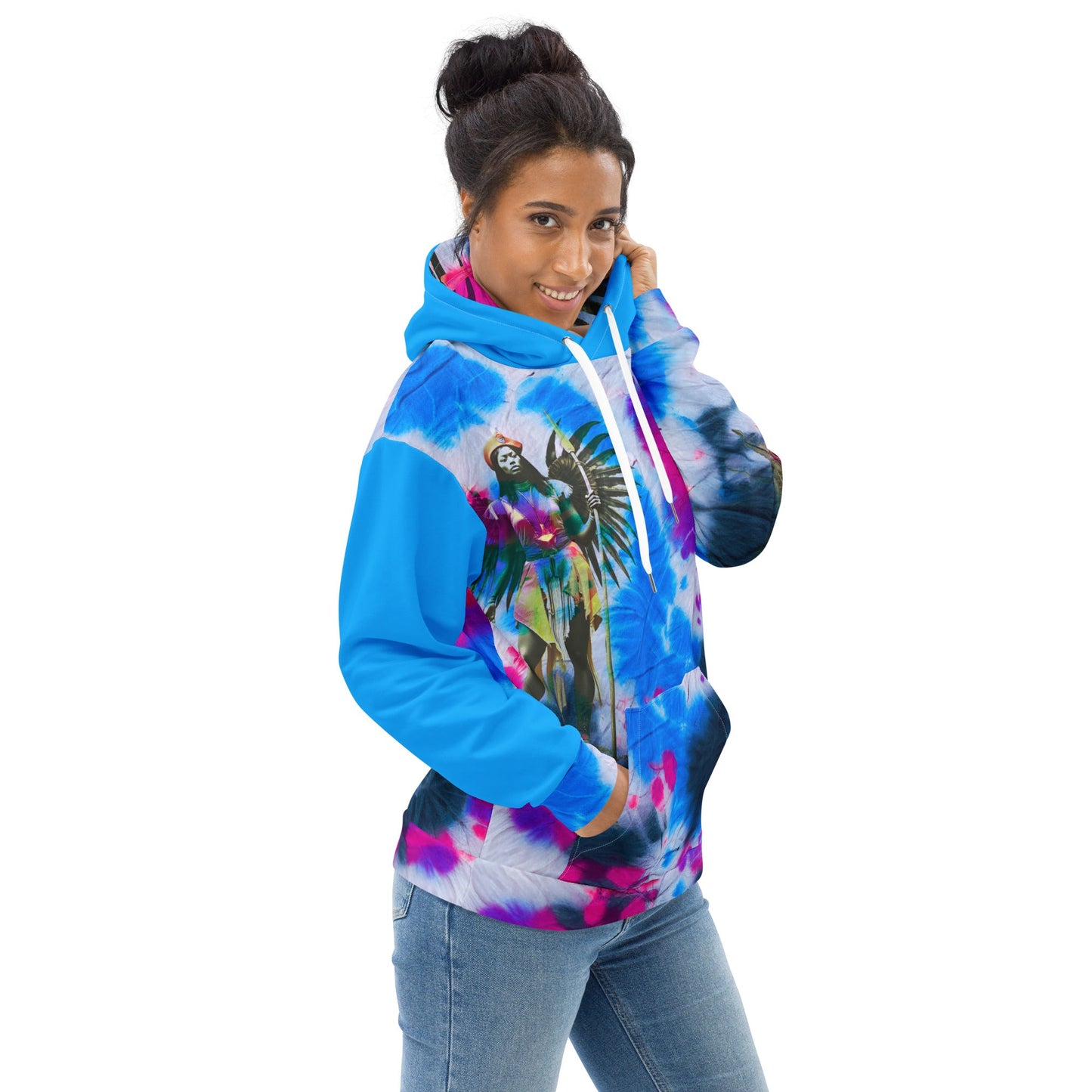 Amaru Khan Tye-Dye Unisex Hoodie