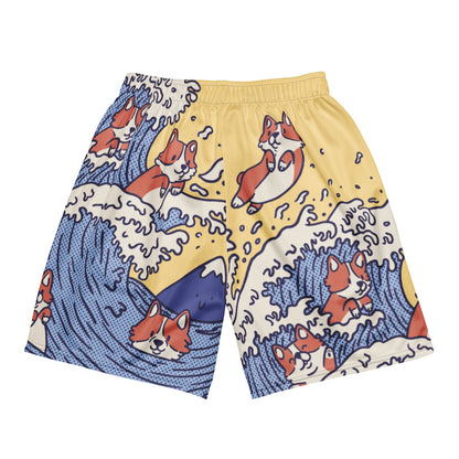 Swimming Corgi Mesh Shorts