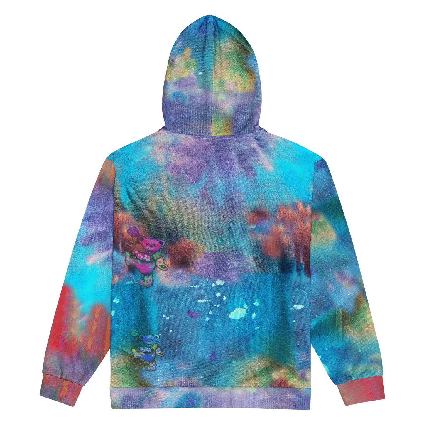 J.G. Jerry Garcia White Accents Unisex zip hoodie