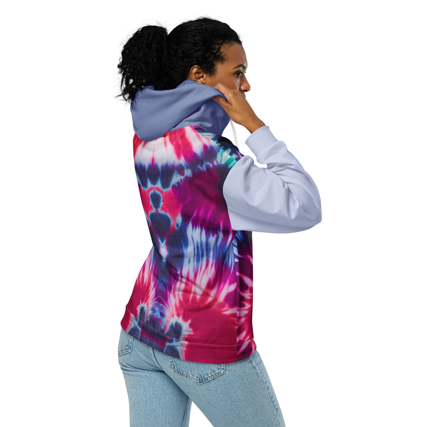 Deadhead Shibori Unisex zip hoodie
