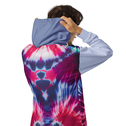 Deadhead Shibori Unisex zip hoodie