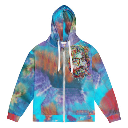 J.G. Jerry Garcia White Accents Unisex zip hoodie