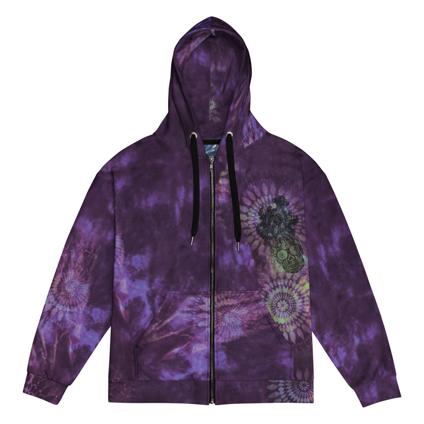 After Hours Plum Unisex Zip Hoodie
