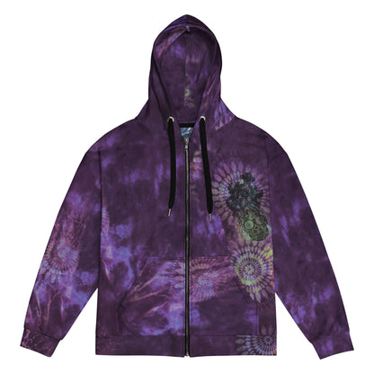 After Hours Plum Unisex Zip Hoodie