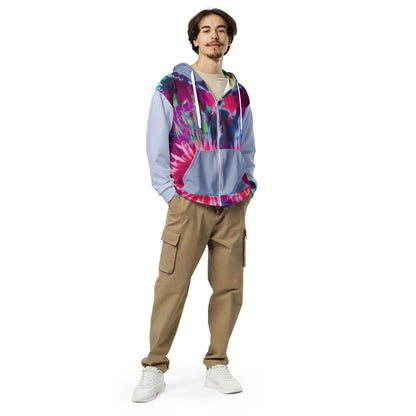 Deadhead Shibori Unisex zip hoodie