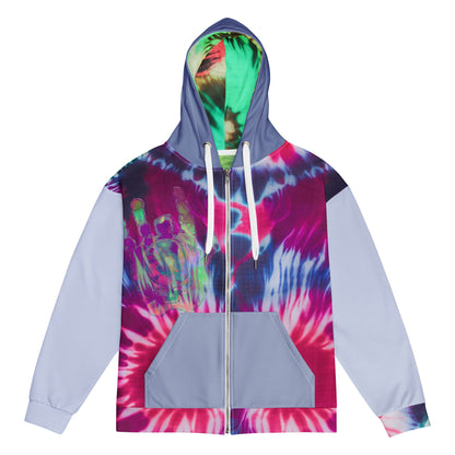 Deadhead Shibori Unisex zip hoodie